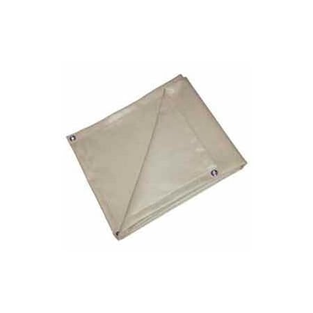Mauritzon Welding Blanket, Fiberglass, 8 ft L., 6 ft W., 18 oz, Beige BIS-18-0608